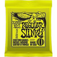 Ernie Ball P02221 Regular Slinky Комплект струн для электрогитары, никель, 10-46