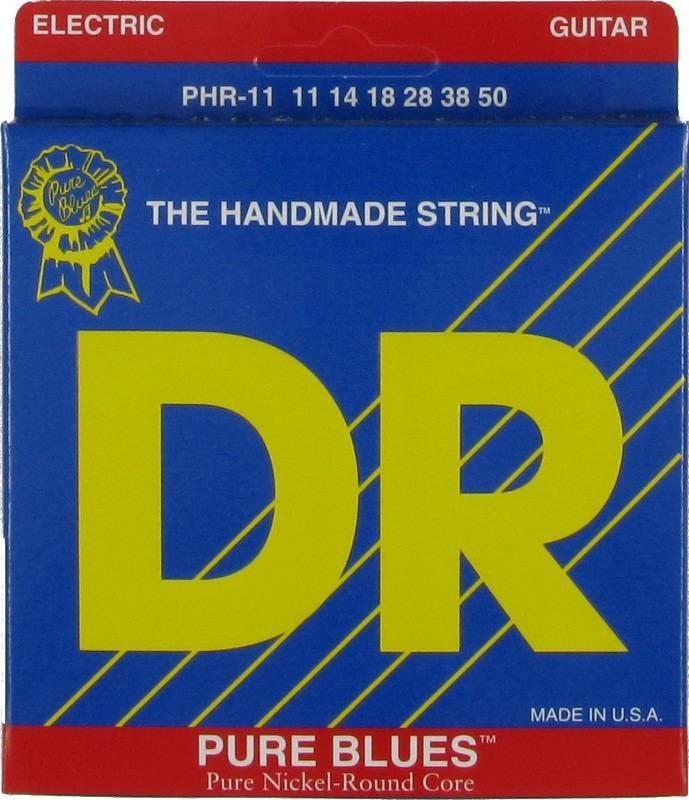 DR PHR-11 Pure Blues Комплект струн для электрогитары, никель, Medium 11-50