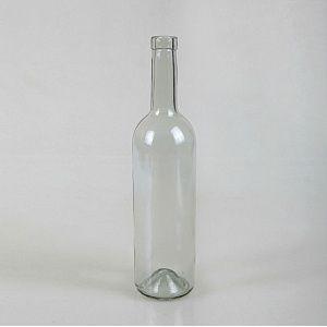 Бутылка стеклянная 750 мл 0,750 Бордо прозрачная (20/21/23)
