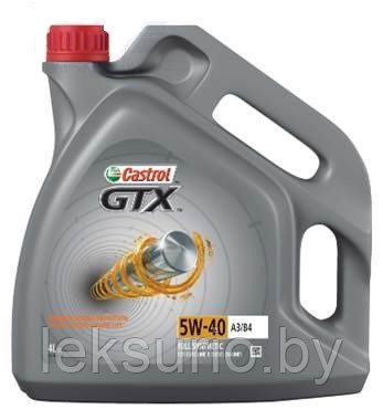 Castrol GTX 5W-40 A3/B4 4л VW 502.00/505.00 масло моторное (Germany), фото 2