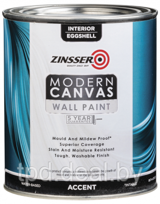 Краска Zinsser Modern Canvas,RUST-OLEUM® интерьерная самогрунтующаяся, база: Accent с эффектом яичной скорлупы - фото 1 - id-p180977913