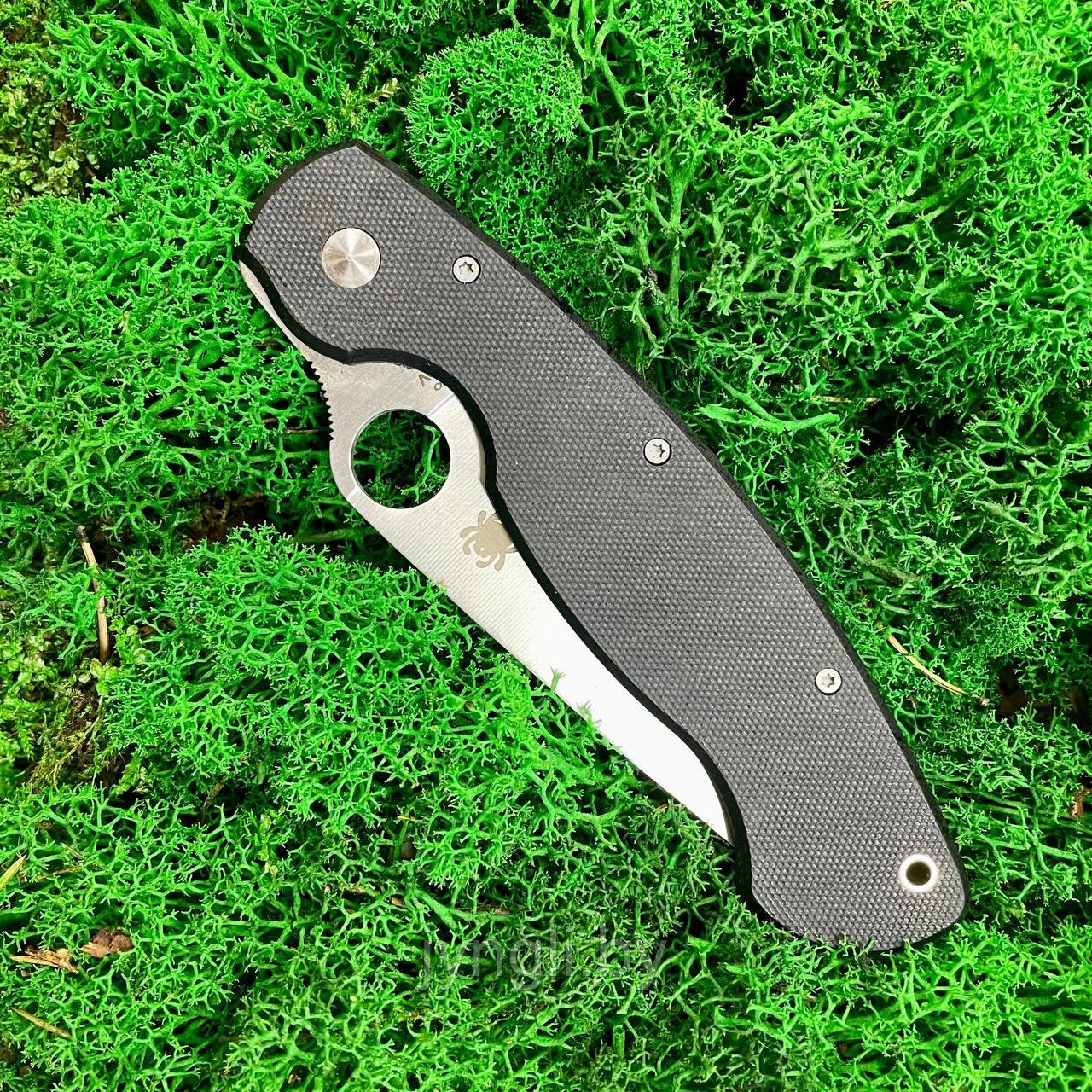 Складной нож Spyderco Military CPM S30V, черный - фото 5 - id-p78152433