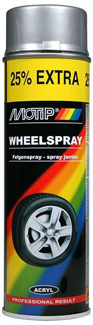 Краска для дисков серебристая 500мл MOTIP WHEEL SPRAY