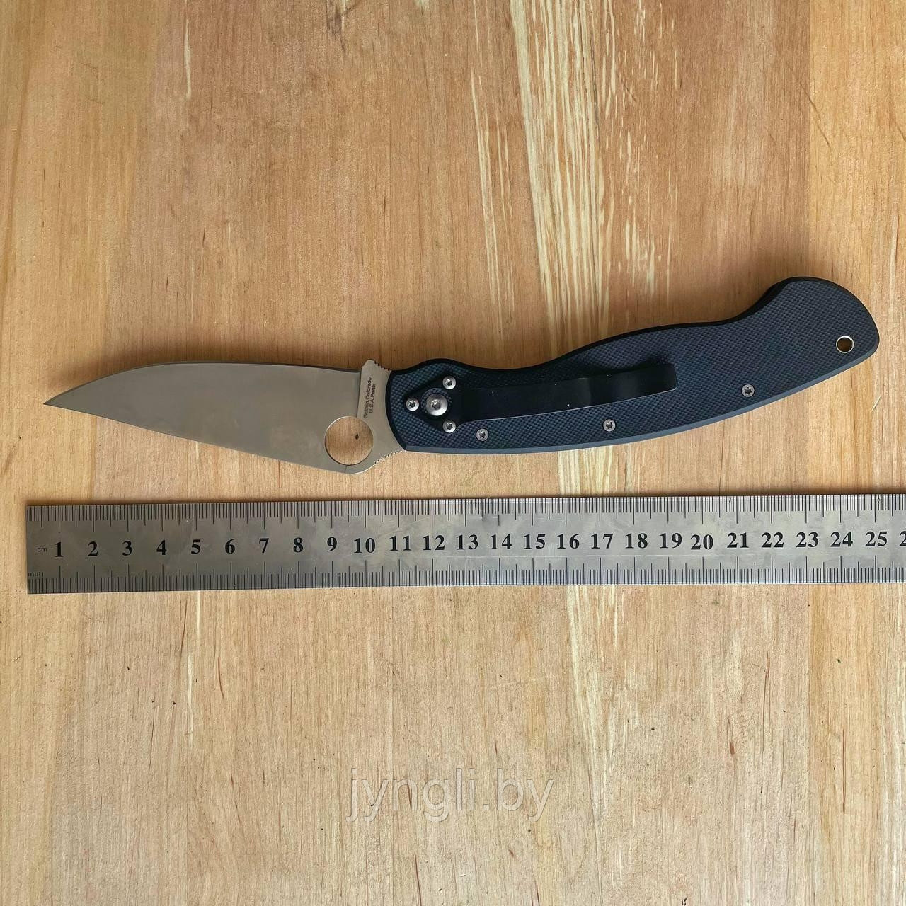 Складной нож Spyderco Military CPM S30V, черный - фото 6 - id-p78152433