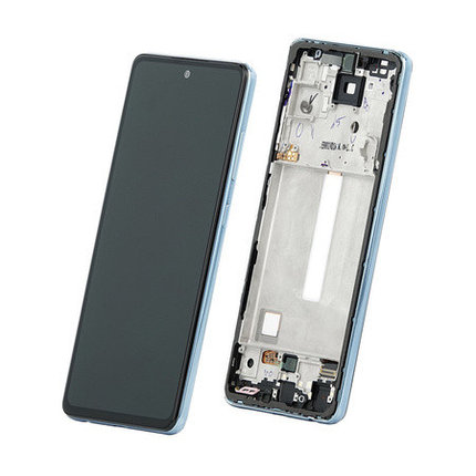 Дисплей (экран) для Samsung Galaxy A52 (A525) original с тачскрином (с рамкой), blue, фото 2