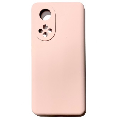 Силиконовый чехол Silicone Case с логотипом светло-розовый для Huawei Honor 50/ Nova 9 - фото 1 - id-p180982755