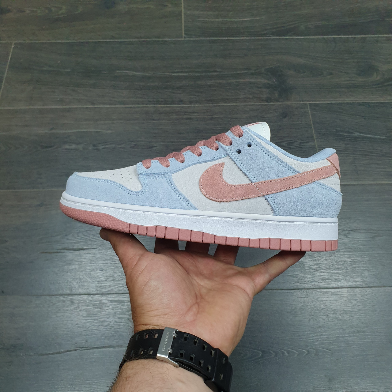 Кроссовки Nike Dunk Low Retro Premium Fossil Rose
