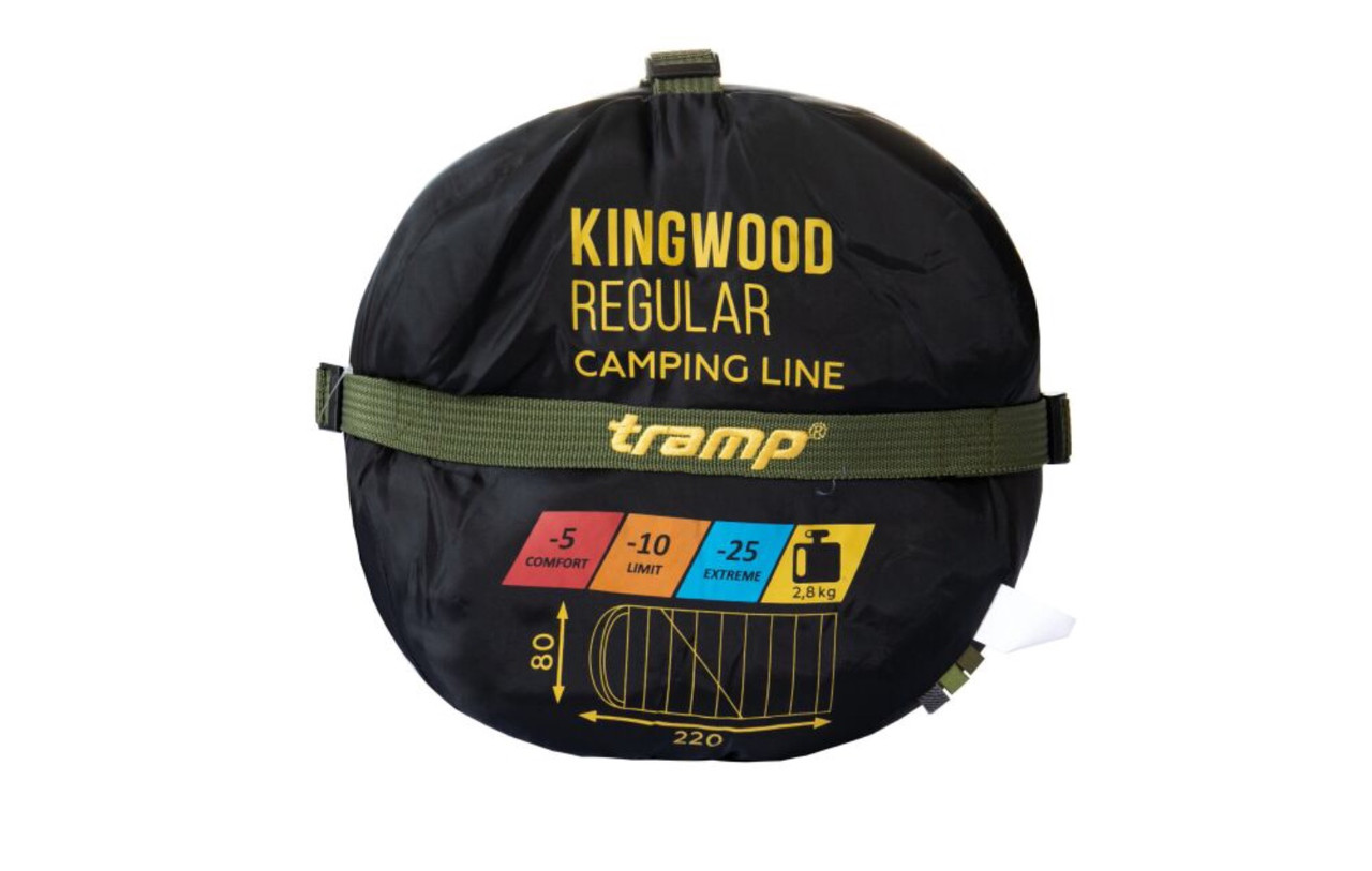 Спальный мешок Tramp Kingwood Regular 220*80см (правый) - фото 10 - id-p180972342