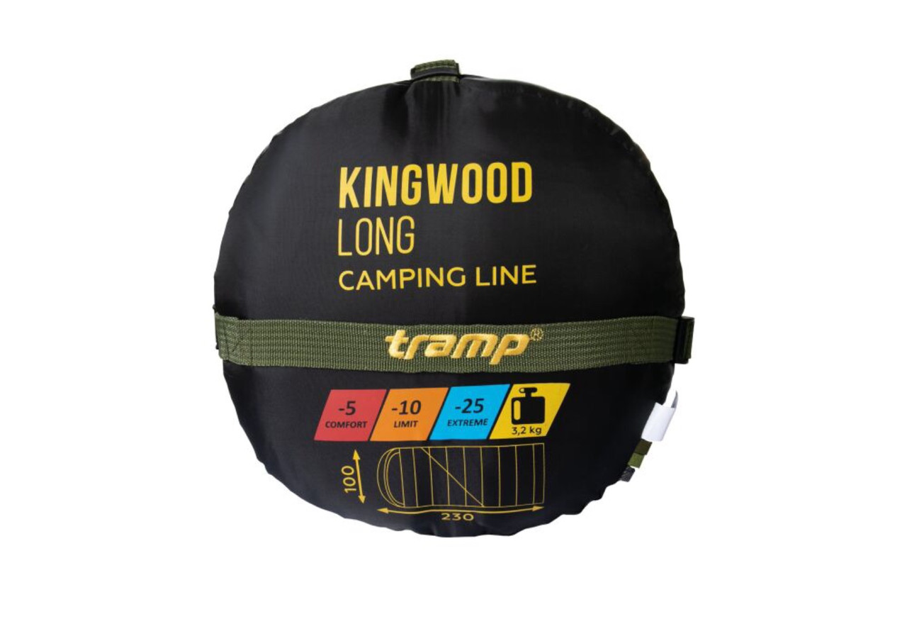 Спальный мешок Tramp Kingwood Wide 230*100см (правый) - фото 10 - id-p180983262