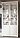 Шкаф-витрина для посуды Лацио 2дв белый/белое дерево с карнизом, фото 2