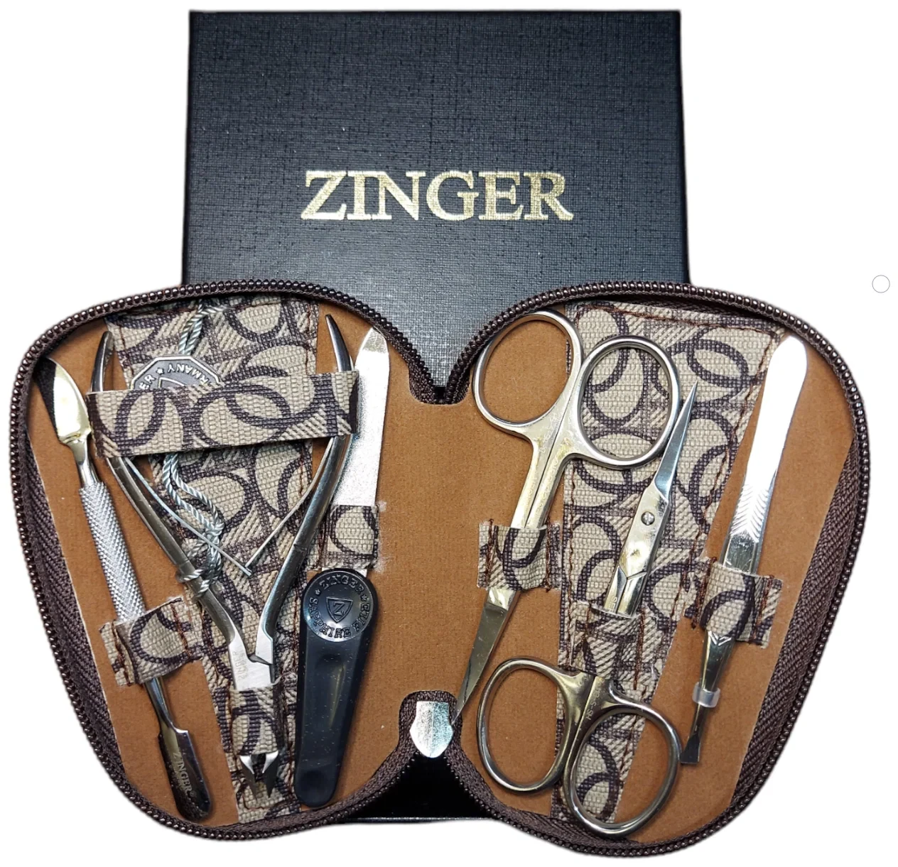 Маникюрный набор Zinger 7103 S (6 предметов) КОЛЬЦА - фото 1 - id-p180983722