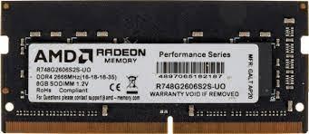 Оперативная память AMD Radeon R7 8GB DDR4 SODIMM PC4-21300 R748G2606S2S-UO OEM