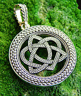 Кельтский узел любви (серебрение)