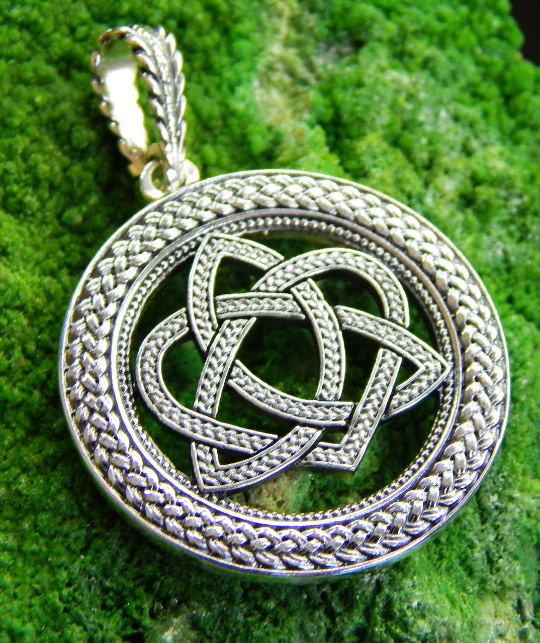 Кельтский узел любви (серебрение) - фото 1 - id-p180989330