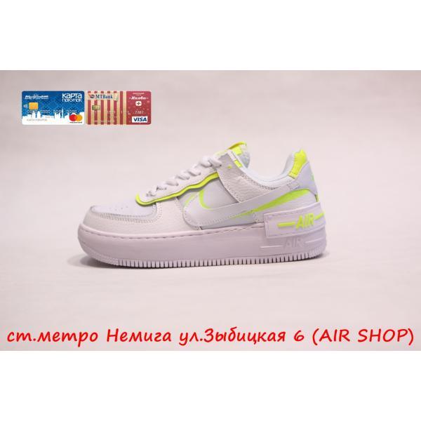 Nike Air Force 1 Shadow Wh\Green