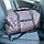 Дорожная сумка для путешествия / экокожа (50х23х23см ) Плечевой ремень Серая, фото 9