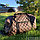 Дорожная сумка для путешествия / экокожа (50х23х23см ) Плечевой ремень Коричневая, фото 10