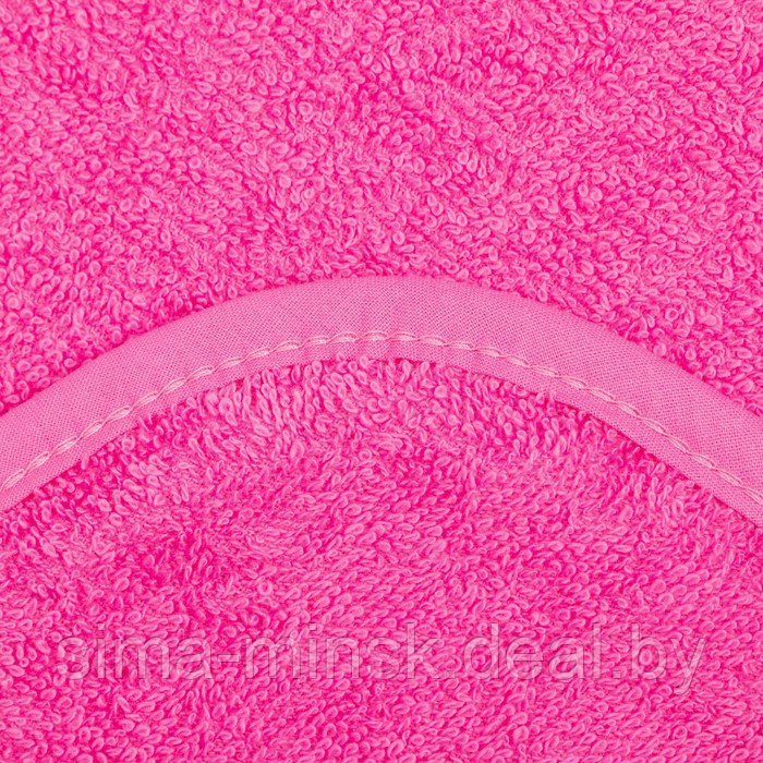 Полотенце уголок махровое Крошка Я, 75х75 см, цвет мятный/розовый, 100% хлопок, 360 г/м2 - фото 4 - id-p180993173