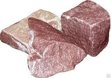 Камни для бани Малиновый кварцит колотый, 20 кг