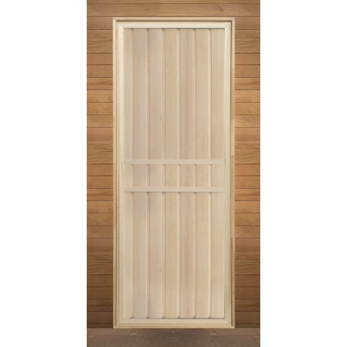 Дверь для бани деревянная глухая 1900х700 мм - фото 1 - id-p180997858