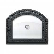 Дверка Везувий каминная 217 с термометром - фото 1 - id-p181000153