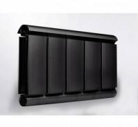 Алюминиевый дизайнерский радиатор SILVER S (чёрный шёлк) - фото 1 - id-p180999411