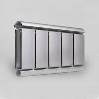 Алюминиевый дизайнерский радиатор SILVER S (темное серебро муар)