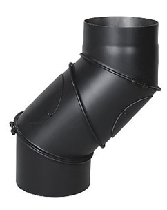 Дымоходное колено (отвод) KAISER PIPES четырех-сегментное, поворотное ?115 - фото 1 - id-p180999684