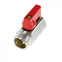 КРАН ШАРОВЫЙ PROFACTOR MINI 1/2" нар.-вн