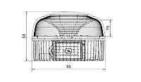 Маяк проблесковый LED на магните, автономный 729998, фото 2