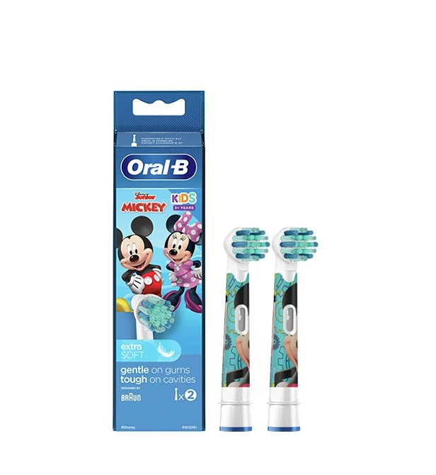 Насадка сменная для зубной щетки Braun Oral-B Stages Power Kids EB10S Mickey (2 шт) - фото 2 - id-p181003654
