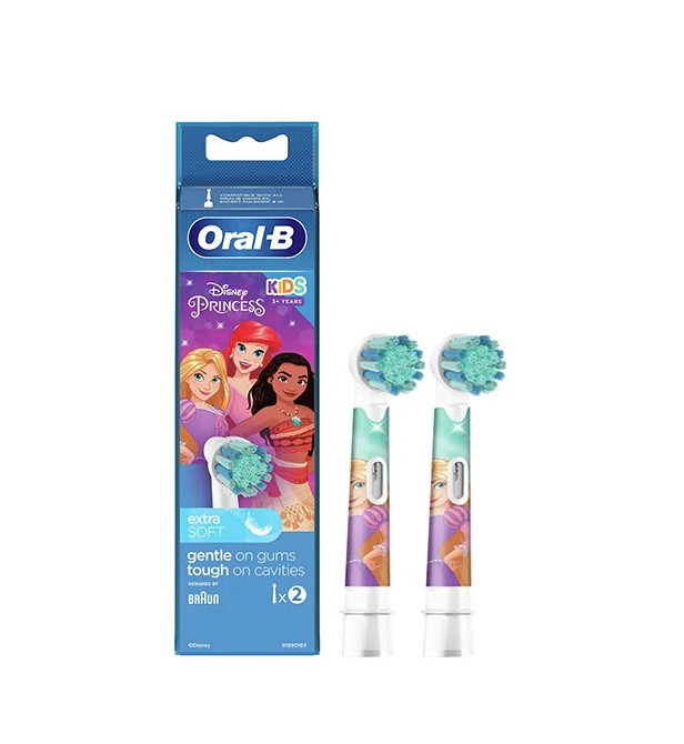 Насадка сменная для зубной щетки Braun Oral-B Stages Power Kids EB10S Princess (2 шт) - фото 2 - id-p181003661