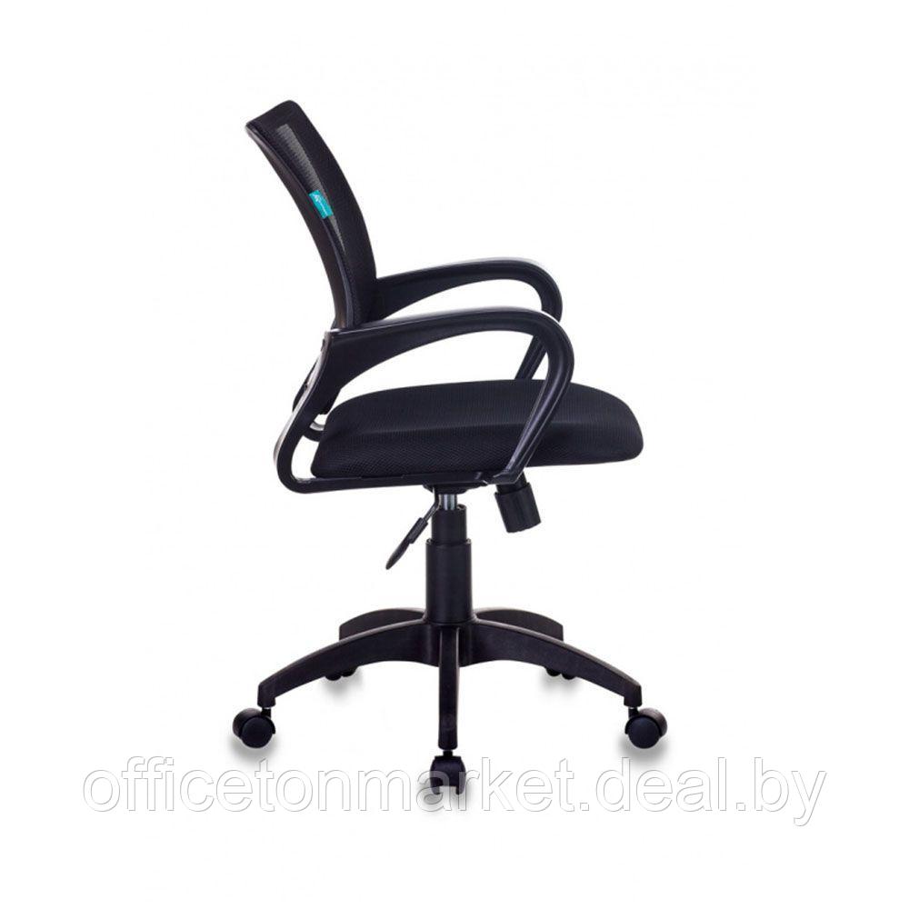 Кресло для персонала Бюрократ "CH-695N/BLACK", ткань, пластик, черный - фото 4 - id-p152684994