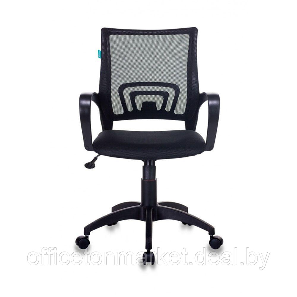 Кресло для персонала Бюрократ "CH-695N/BLACK", ткань, пластик, черный - фото 5 - id-p152684994