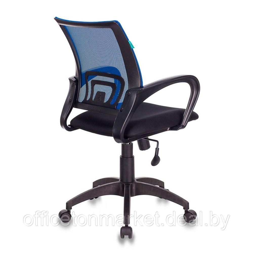 Кресло для персонала Бюрократ "CH-695N/BLACK", ткань, пластик, синий - фото 5 - id-p179290998