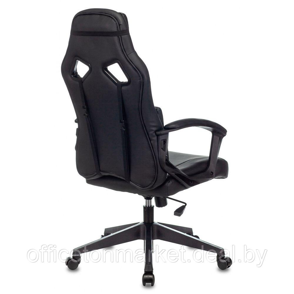 Кресло игровое "Zombie DRIVER", экокожа, пластик, черный, белый - фото 4 - id-p178284887