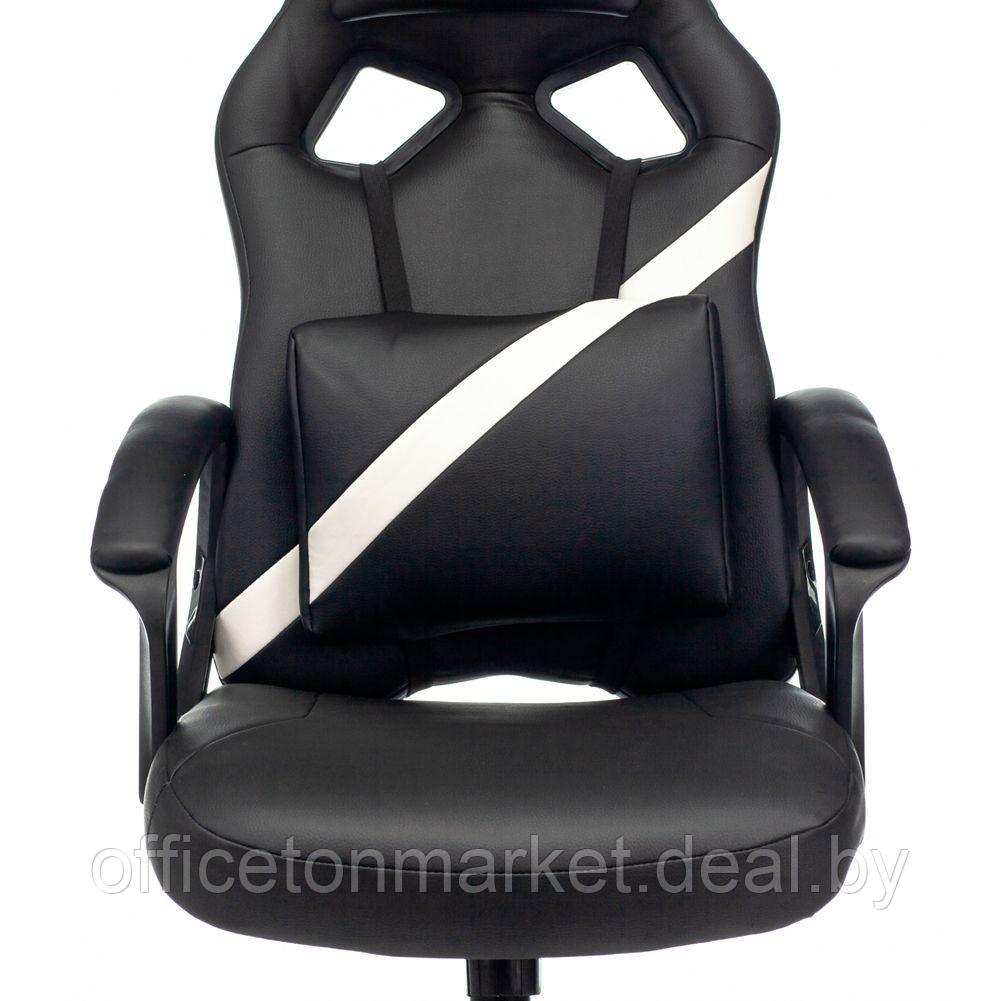 Кресло игровое "Zombie DRIVER", экокожа, пластик, черный, белый - фото 5 - id-p178284887