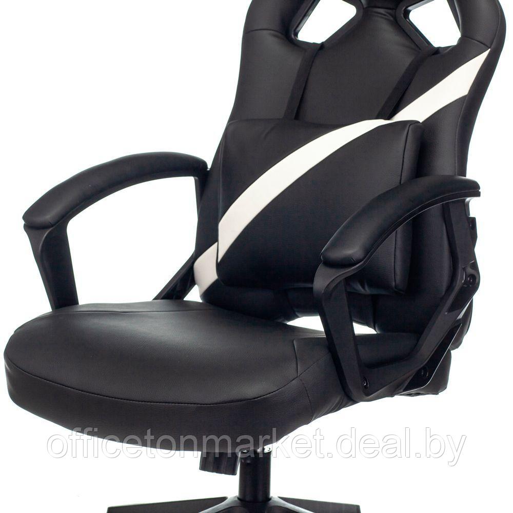 Кресло игровое "Zombie DRIVER", экокожа, пластик, черный, белый - фото 7 - id-p178284887
