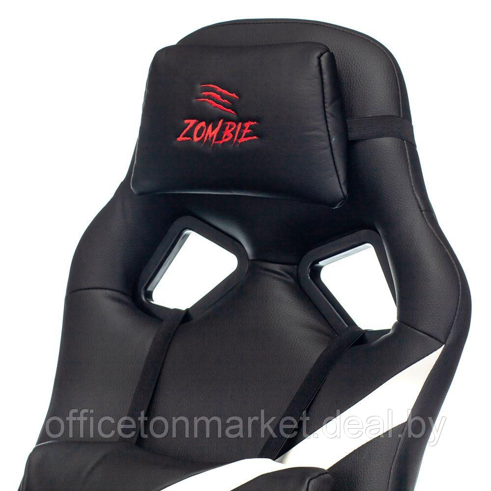 Кресло игровое "Zombie DRIVER", экокожа, пластик, черный, белый - фото 8 - id-p178284887