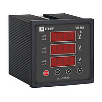 Вольтметр цифровой однофазный  на панель VD EKF PROxima