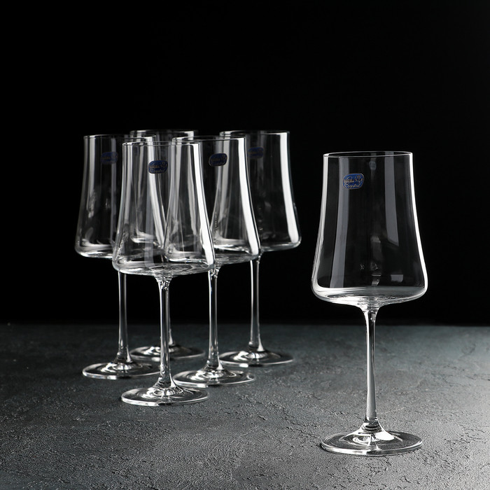 Набор бокалов для вина Cristalex Xtra 560ml арт.40862/560 - фото 2 - id-p181017398
