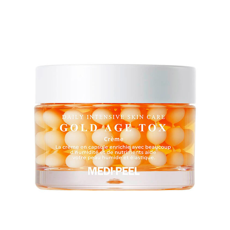 Антивозрастной капсульный крем-филлер с PLA кислотой MEDI-PEEL Gold Age Tox Cream 50 мл - фото 2 - id-p181039800