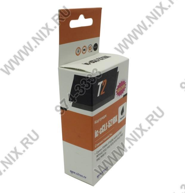 Картридж T2 IC-CCLI-521BK Black для Canon Pixma iP3600/4600/4700,MP540/550/560/620/630/640/980