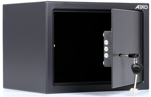 Мебельный сейф Aiko серии Т с ключевым замком T-230-KL: 14,4 л - фото 1 - id-p181061921