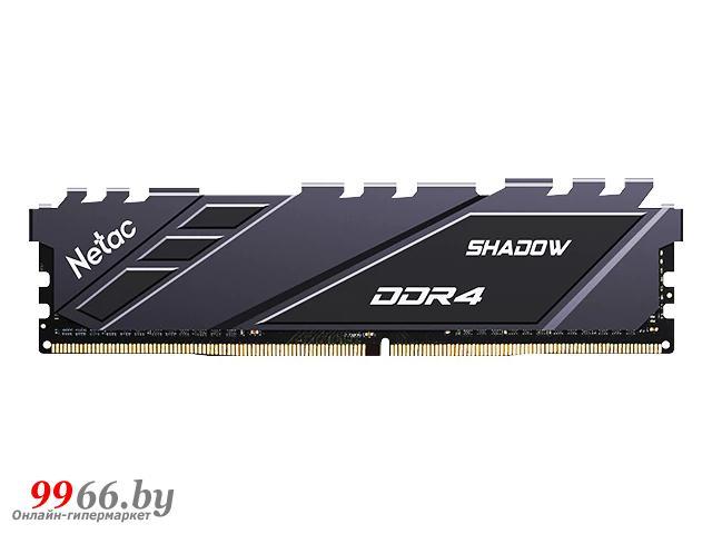 Модуль памяти Netac Shadow DDR4 DIMM 3600Mhz PC28800 CL18 - 8Gb Grey NTSDD4P36SP-08E