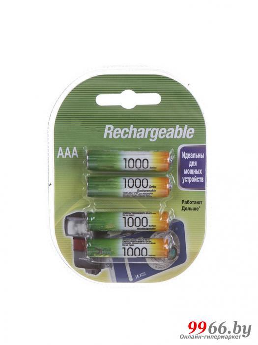 Аккумулятор AAA - GP 1000 mAh Hi-Mh 100AAAHC-2DECRC4 (4 штуки)