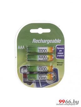 Аккумулятор AAA - GP 1000 mAh Hi-Mh 100AAAHC-2DECRC4 (4 штуки)