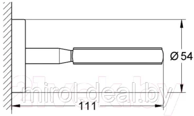 Держатель для стакана GROHE BauCosmopolitan 40585001 - фото 2 - id-p181064307