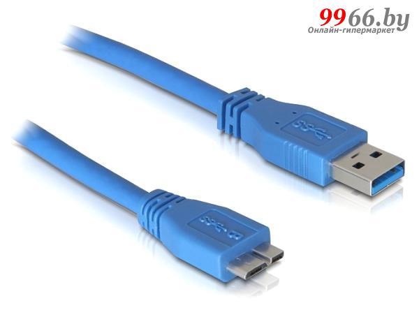 Аксессуар ATcom USB 3.0 AM - Micro-B 0.8m Blue АТ12825 - фото 1 - id-p180988664