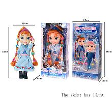 Детская игрушечная кукла Frozen, со световыми эффектами   09808B   к